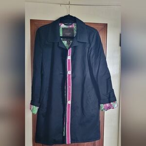 Coach trench coat with Floral lining